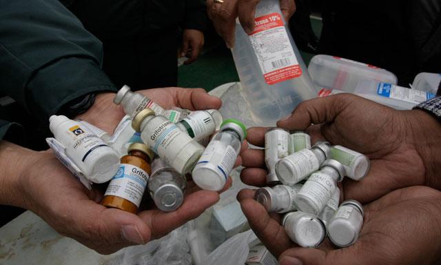 Incautan una tonelada de medicamentos adulterados en inmediaciones del hospital María Auxiliadora